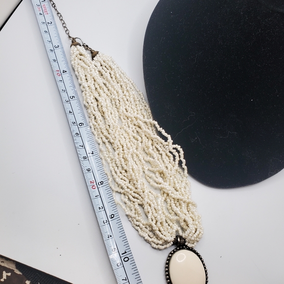 Vintage beaded necklace - Picture 6 of 6